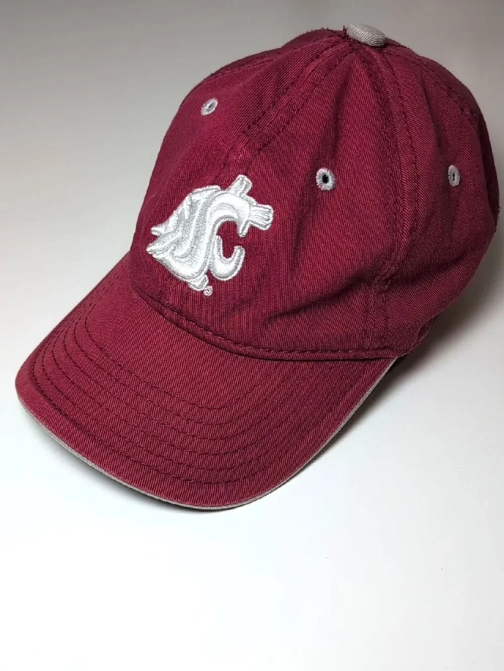 WSU Cougars Maroon Cap with White Embroidery